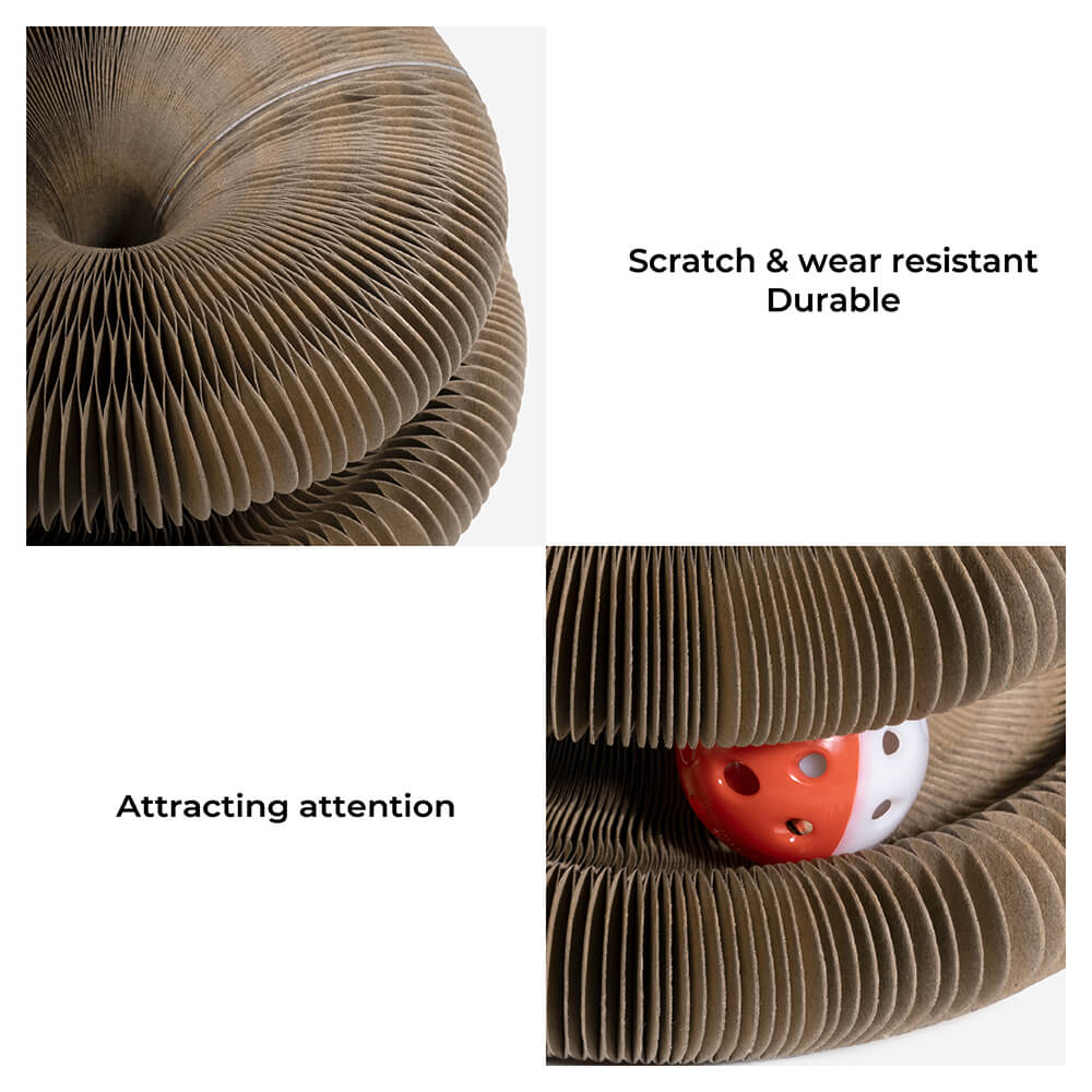 Tidy Claws™  Cat Magic Scratcher With Ball